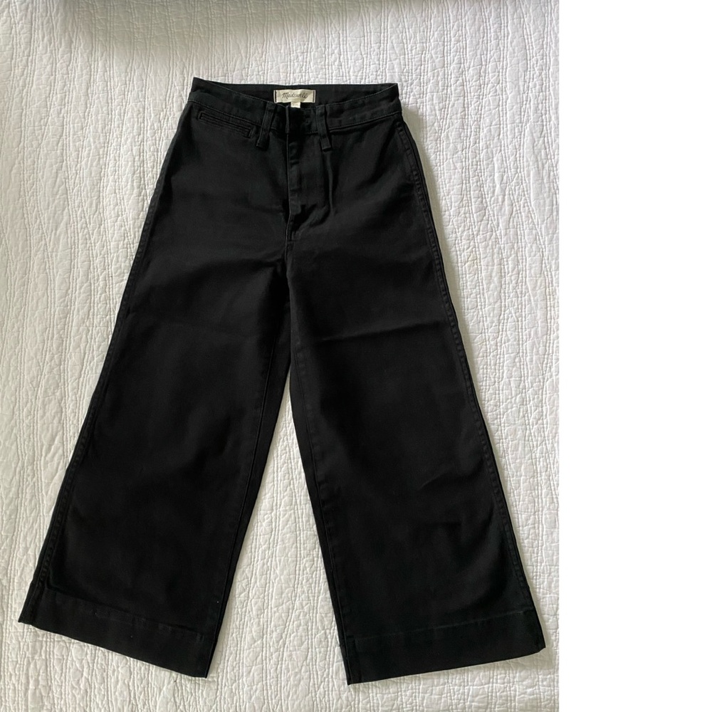 Madewell wide leg crop pant